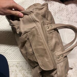 Stylish Tan Leather Handbag